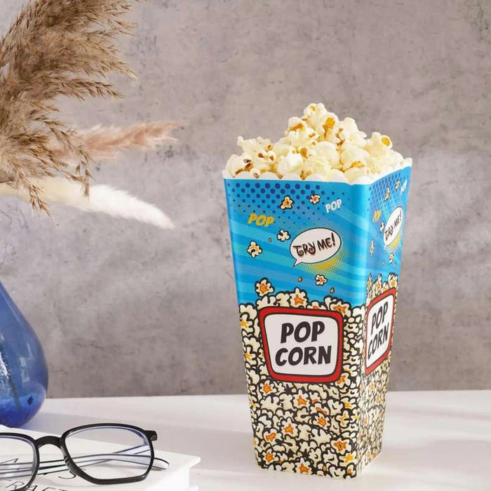 Trove Popcorn Box 10X10X20Cm -Blue