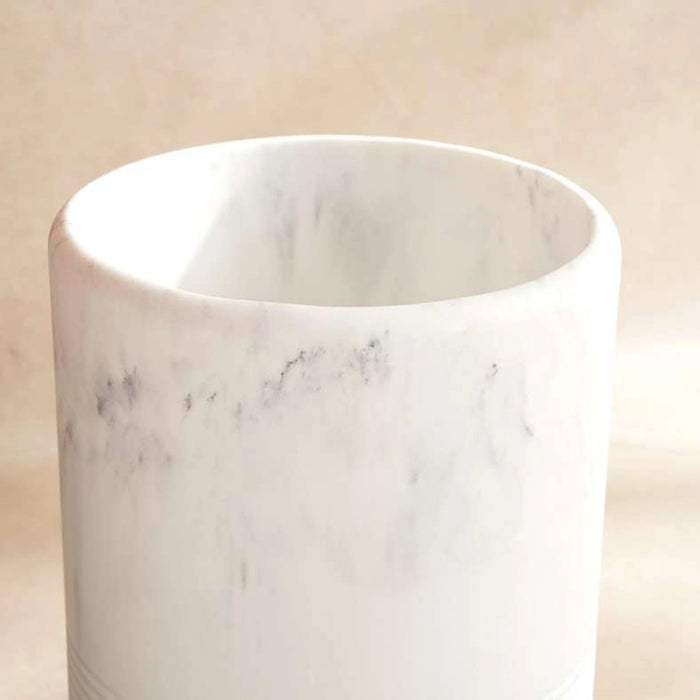 Troy Bathroom Bin 20.5X20.5X25Cm - White