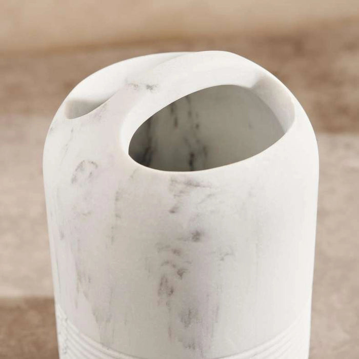 Troy Tooth Brush Holder 7.6X7.6X11Cm - White