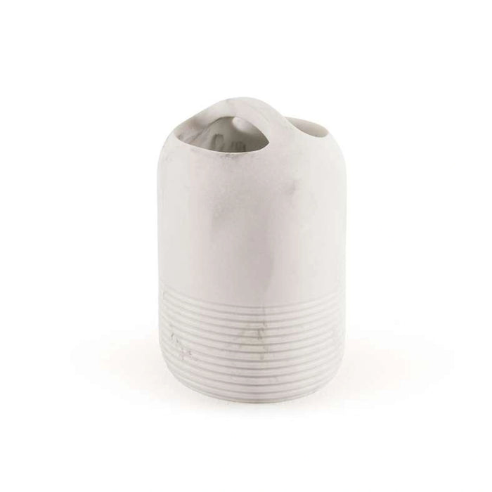 Troy Tooth Brush Holder 7.6X7.6X11Cm - White