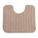 Trudo 2-Piece Stripe Comfy Bathmat Set- Beige Pan Home