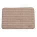 Trudo 2-Piece Stripe Comfy Bathmat Set- Beige Pan Home