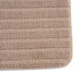 Trudo 2-Piece Stripe Comfy Bathmat Set- Beige Pan Home