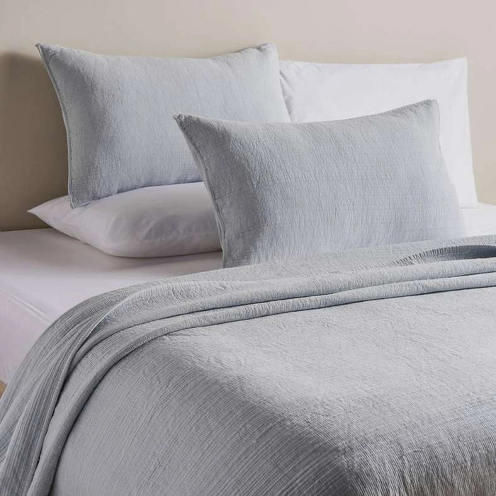 Ttc Daytona 3-Piece Quilted Bedspread Set 220X240Cm - Whisper Blue