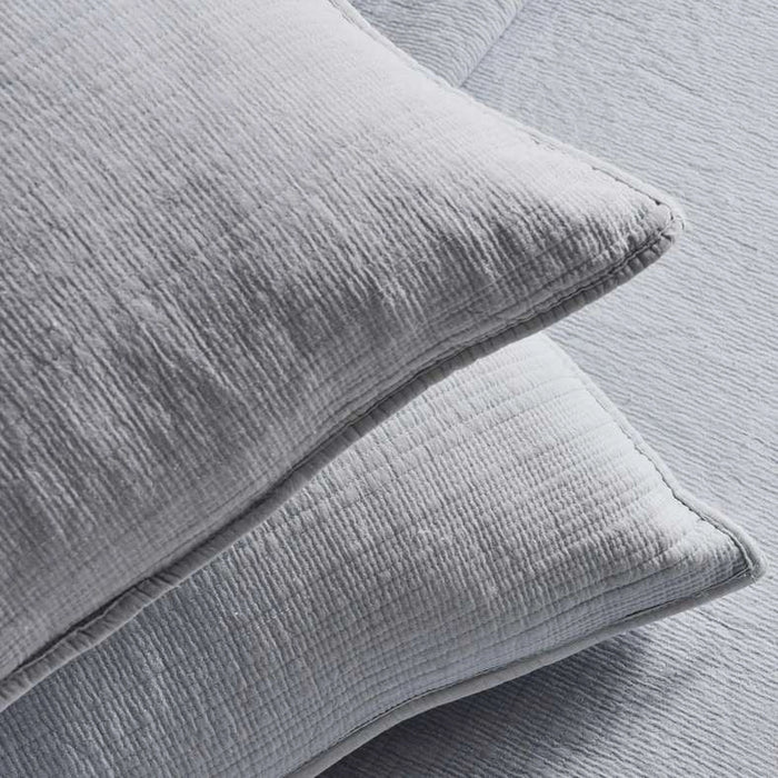 Ttc Daytona 3-Piece Quilted Bedspread Set 220X240Cm - Whisper Blue