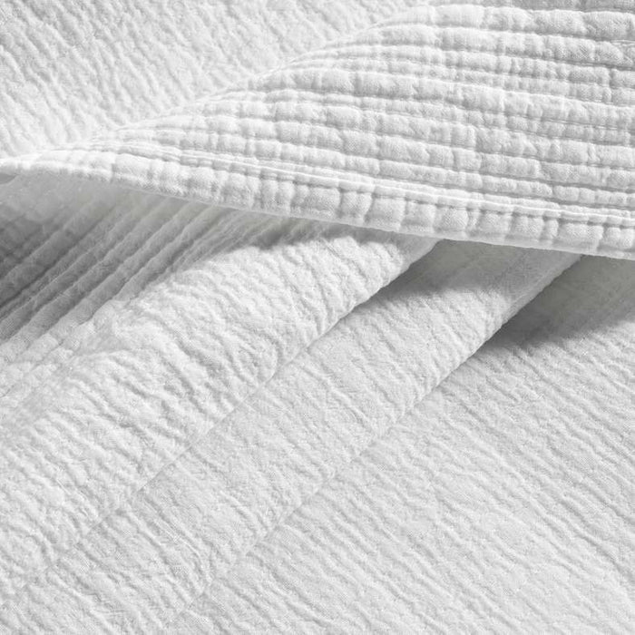 Ttc Daytona 3-Piece Quilted Bedspread Set 220X240Cm - White