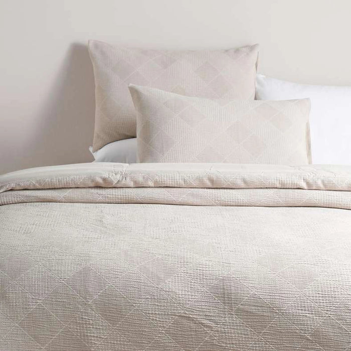 Ttc Diamond Jq 3-Piece King Comforter Set 240X260Cm -Taupe