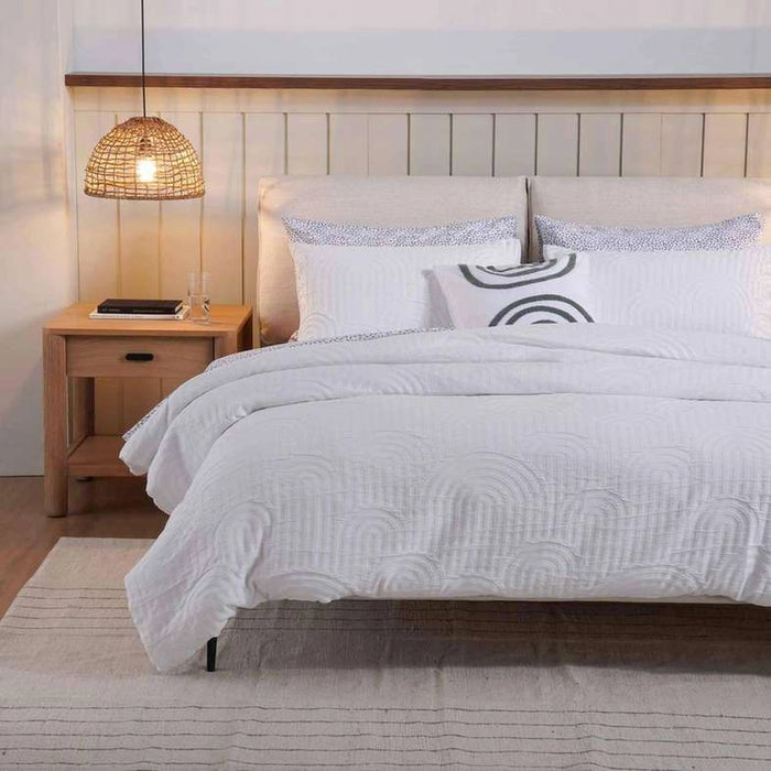 Ttc Dreamcast Texture 8-Piece Bed In A Bag 240X260Cm - White