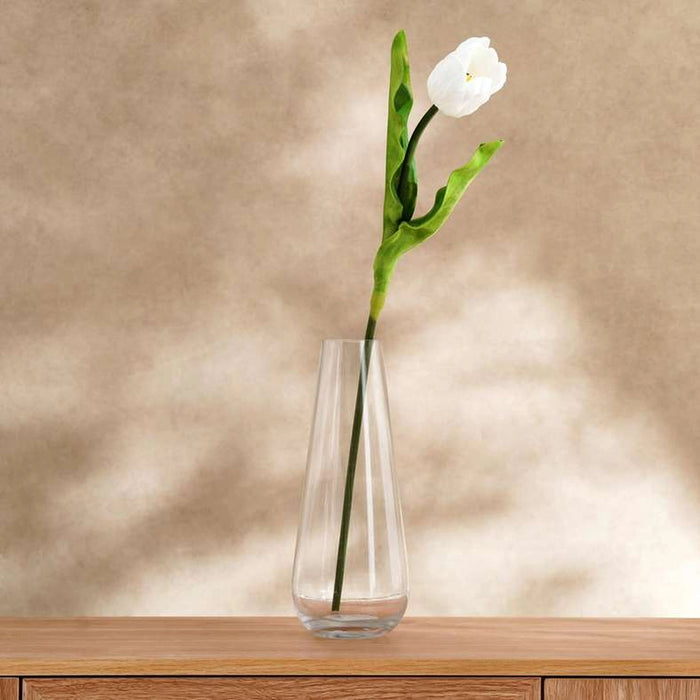Tulip Artificial Flower Stem H64Cm - White