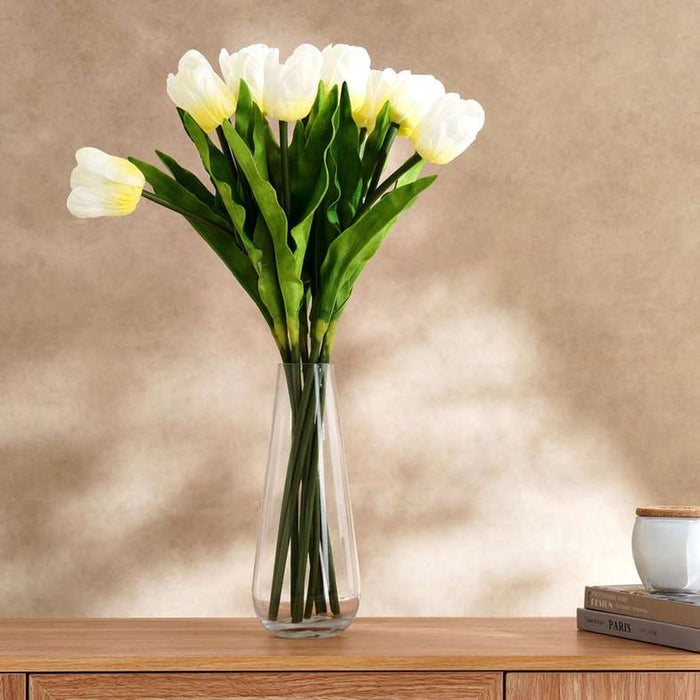 Tulip Artificial Flower Stem H64Cm - Yellow