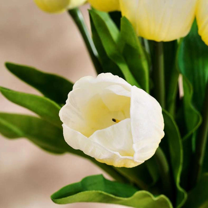 Tulip Artificial Flower Stem H64Cm - Yellow