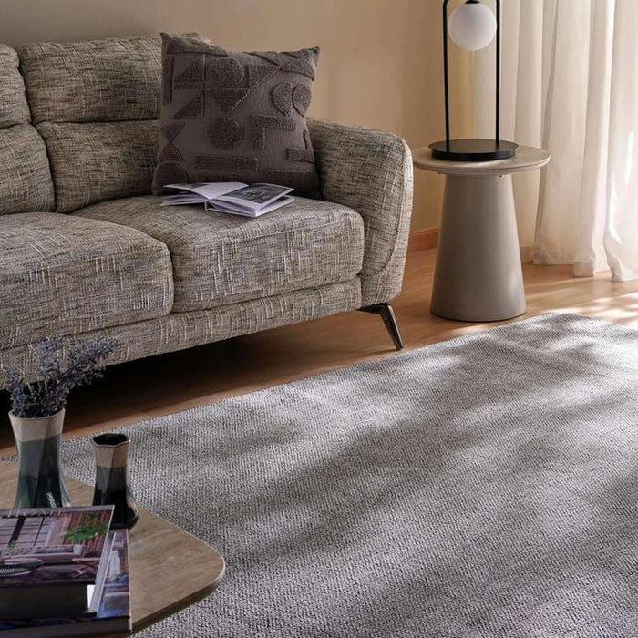Tunis Textured Rug 120X170Cm - Silver