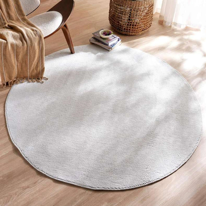 Tunis Textured Rug Dia 160Cm - Ivory