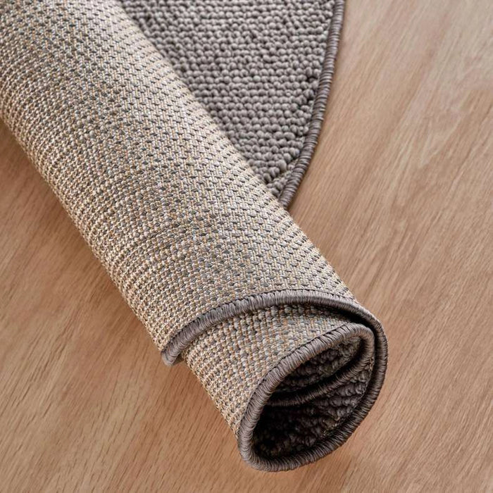 Tunis Textured Rug Dia 160Cm - Silver
