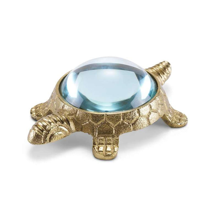 Turtle Metal Magnifying Glass 15X10.8X5Cm- Gold