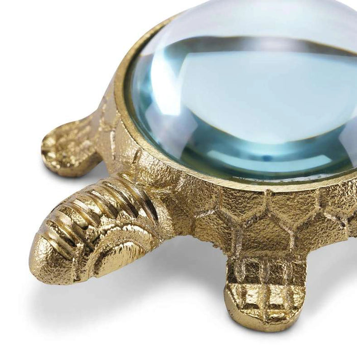 Turtle Metal Magnifying Glass 15X10.8X5Cm- Gold