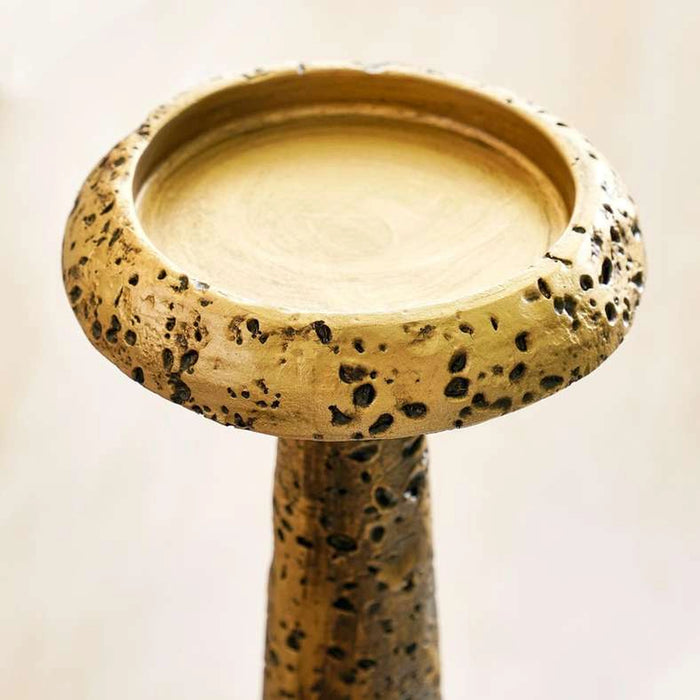 Tylda Polyresin Candle Holder Dia13Xh45 -Gold