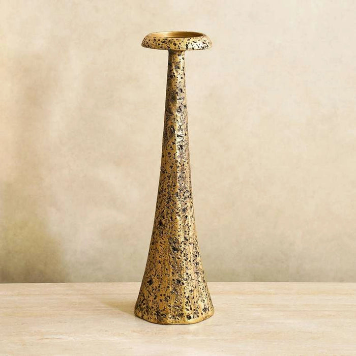 Tylda Polyresin Candle Holder Dia13Xh45 -Gold