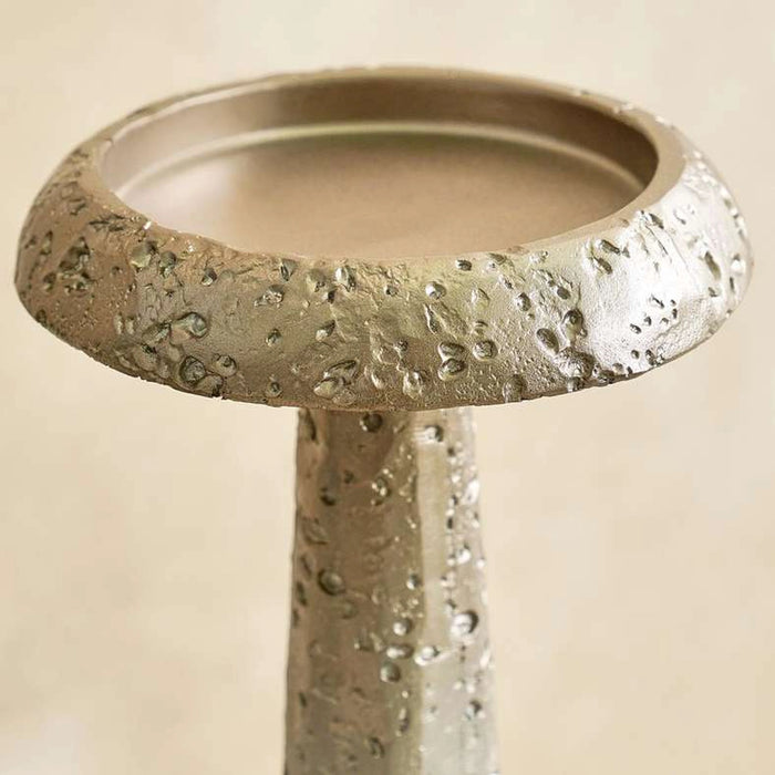 Tylda Polyresin Candle Holder Dia13Xh45 - Silver