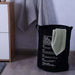 Tyrus Laundry Hamper - Black Pan Home