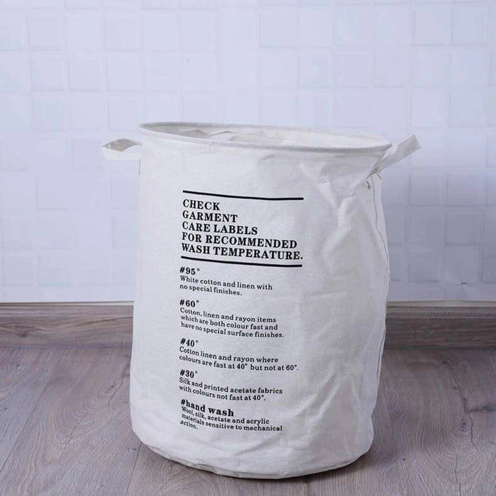 Tyrus Laundry Hamper - White Pan Home