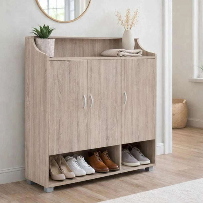 Ubesgoo Shoe Rack 21 Pairs - Natural