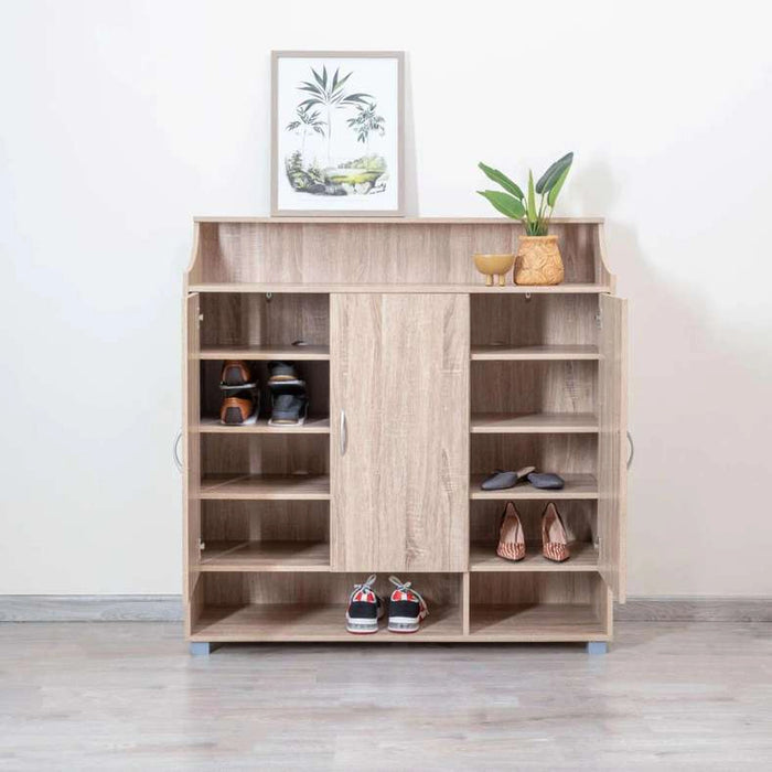Ubesgoo Shoe Rack 21 Pairs - Natural