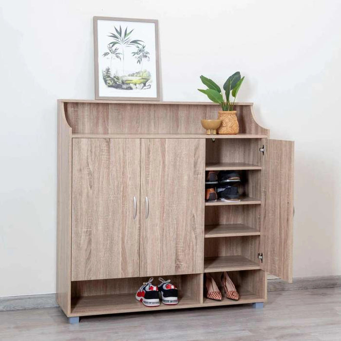 Ubesgoo Shoe Rack 21 Pairs - Natural