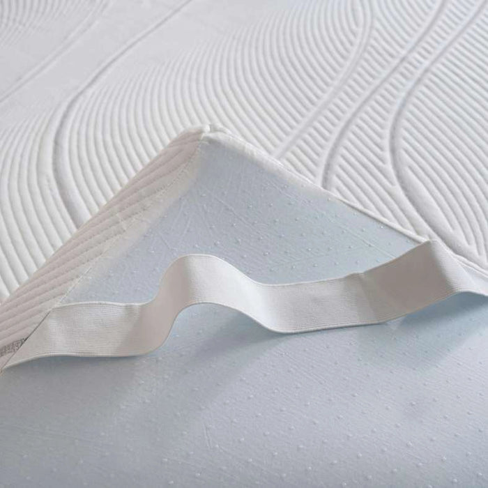 Ultra Cool Gel Memory Foam King Mattress Topper 180X200X7Cm - White