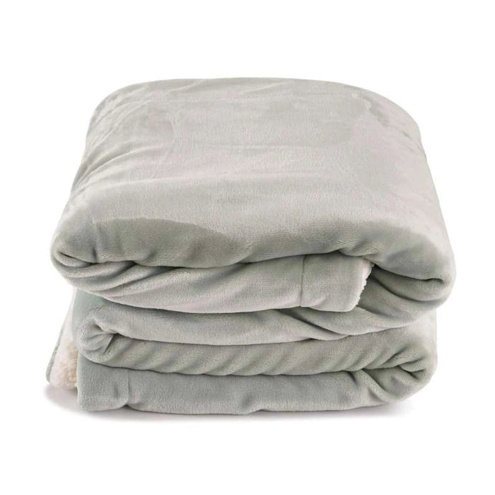 Ultra Cozy Sherpa Blanket 200X240Cm-Pale Aqua