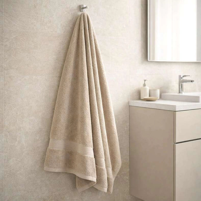 Ultra Luxe 780 Gsm Turkish Cotton Bath Sheet 90X150 Cm-Sand