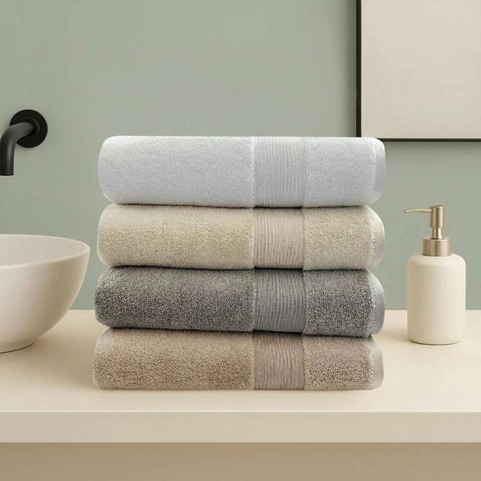 Ultra Luxe 780 Gsm Turkish Cotton Bath Sheet 90X150 Cm-Sand