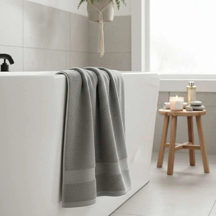 Ultra Luxe 780 Gsm Turkish Cotton Bath Towel 70X140 Cm-Nickle