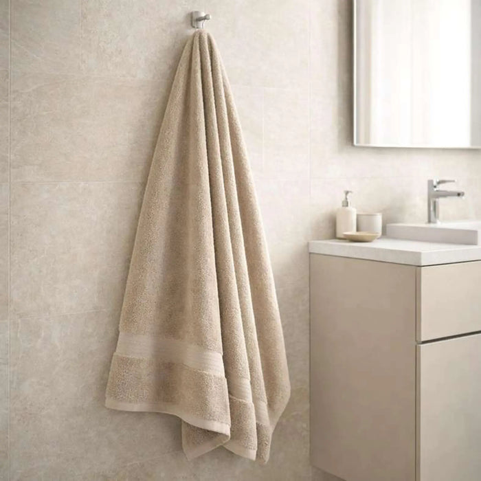 Ultra Luxe 780 Gsm  Turkish Cotton Bath Towel 70X140 Cm-Sand