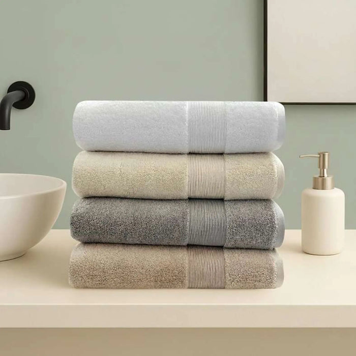 Ultra Luxe 780 Gsm  Turkish Cotton Bath Towel 70X140 Cm-Sand
