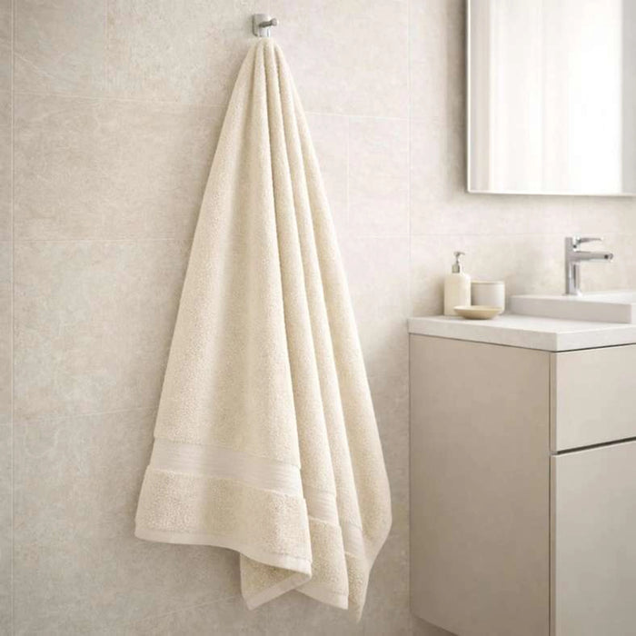 Ultra Luxe 780 Gsm Turkish Cotton Bathsheet 90X150 Cm-Cream