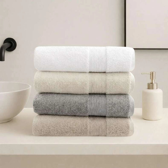 Ultra Luxe 780 Gsm Turkish Cotton Bathsheet 90X150 Cm-White