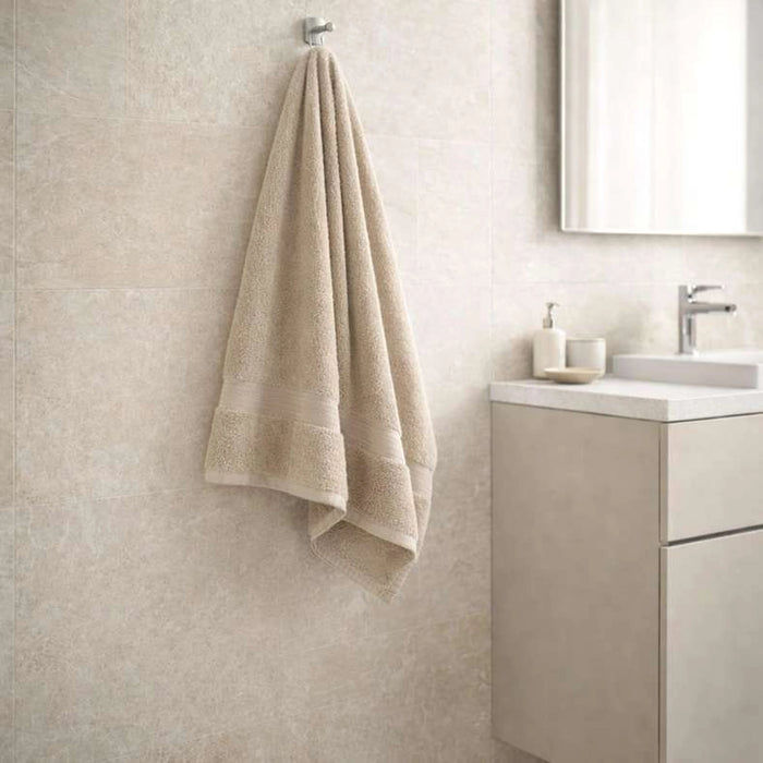 Ultra Luxe 780 Gsm Turkish Cotton Hand Towel 50X90 Cm-Sand