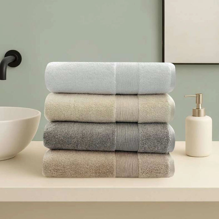 Ultra Luxe 780 Gsm Turkish Cotton Hand Towel 50X90 Cm-Sand