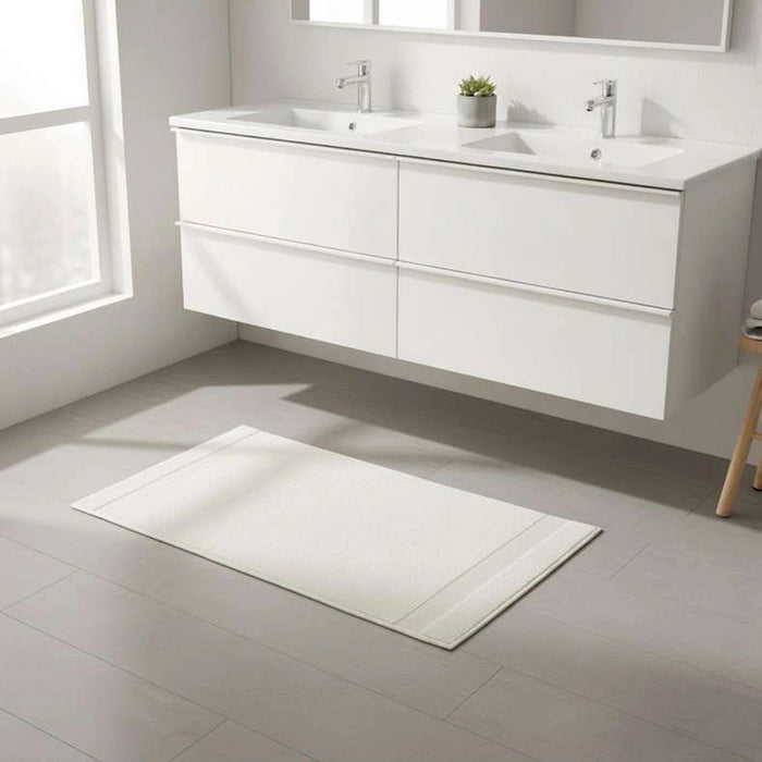 Ultra Luxe Turkish Anti Slip Bathmat 50X80Cm-Cream