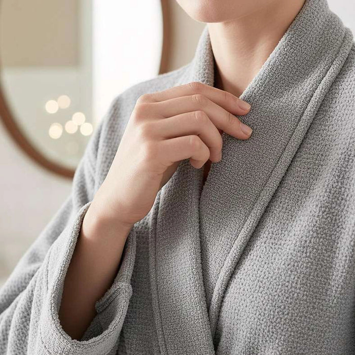 Ultra Luxe Turkish Bathrobe L/Xl-Nickle