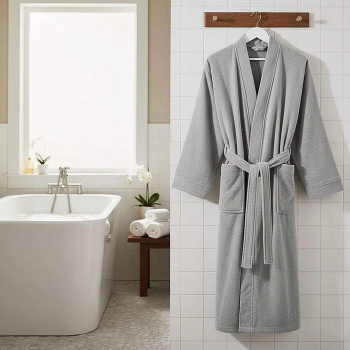 Ultra Luxe Turkish Bathrobe S/M-Nickle