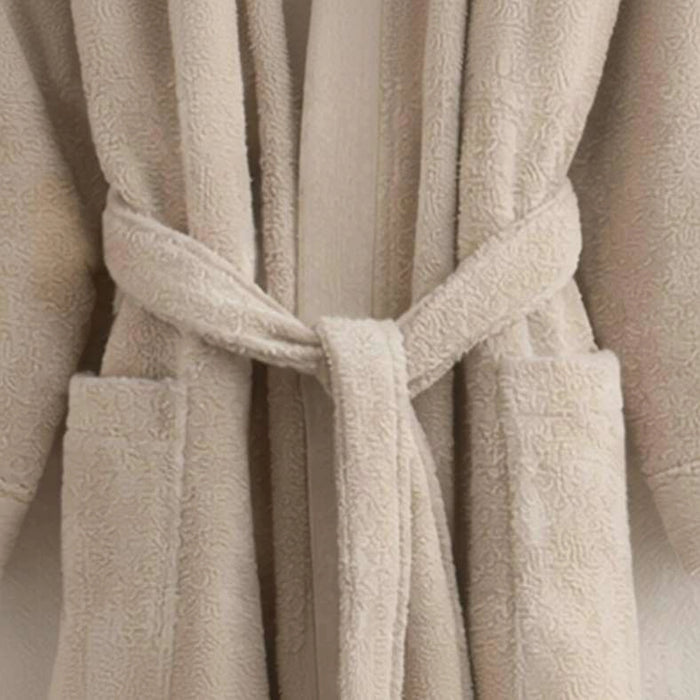 Ultra Luxe Turkish Bathrobe S/M-Sand
