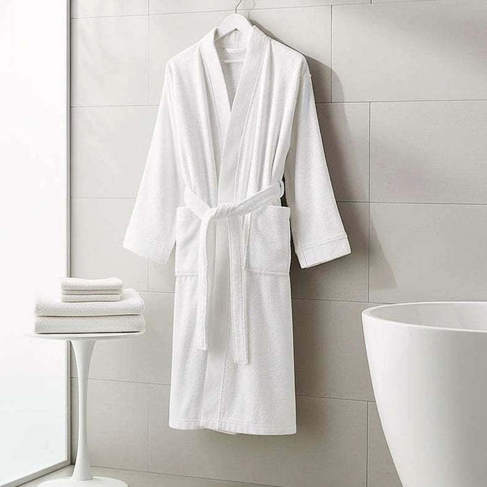 Ultra Luxe Turkish Bathrobe S/M-White
