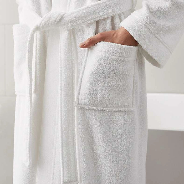 Ultra Luxe Turkish Bathrobe S/M-White