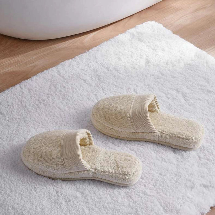 Ultra Luxe Turkish Indoor Slipper-Cream