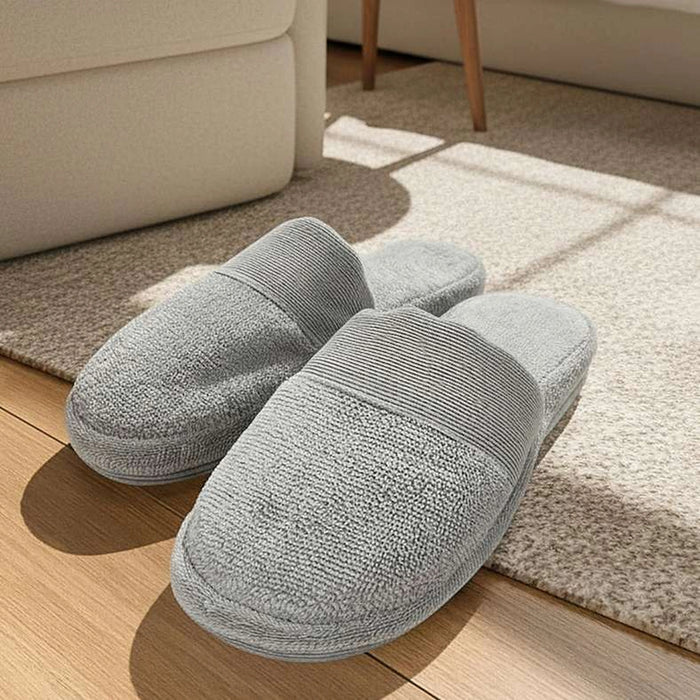Ultra Luxe Turkish Indoor Slipper-Nickle