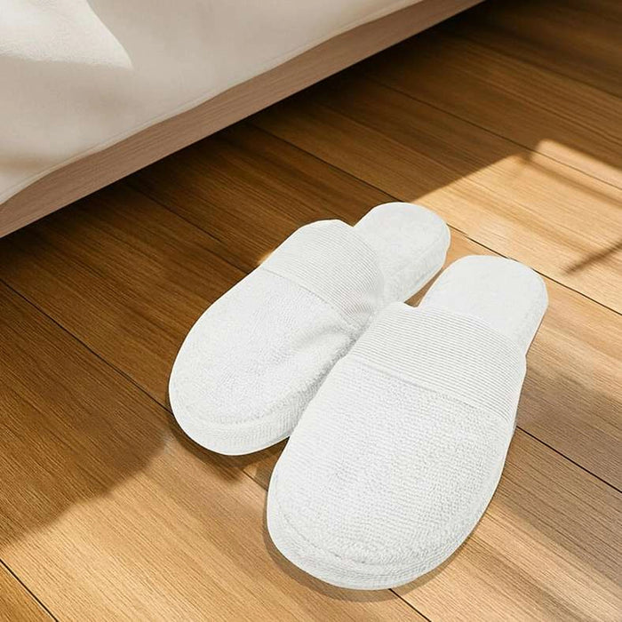 Ultra Luxe Turkish Indoor Slipper-White