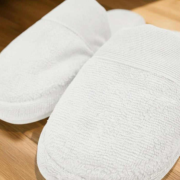 Ultra Luxe Turkish Indoor Slipper-White