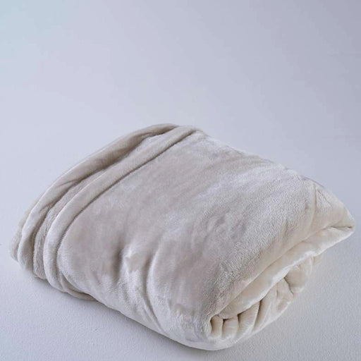 Ultra Plush Blanket -Beige Pan Home
